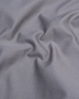 Willow Gray Self Stripe Solid Dobby Cotton Designer Shirt