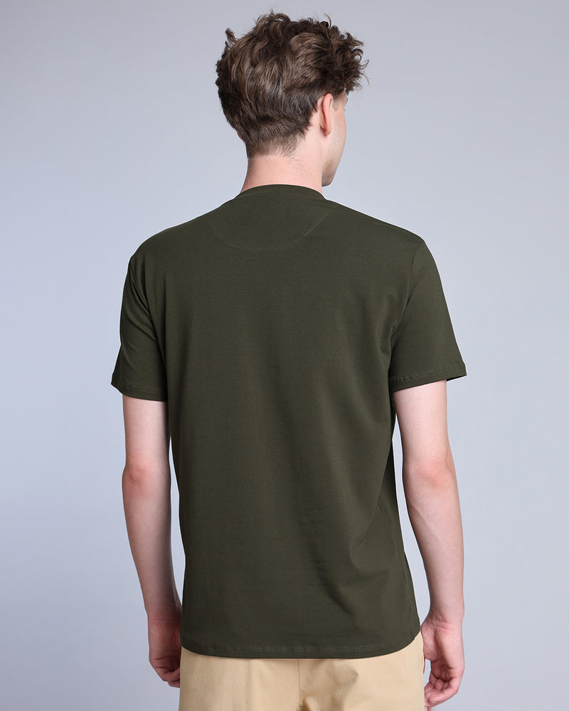Moss Green Super Supima Premium Cotton T-Shirt