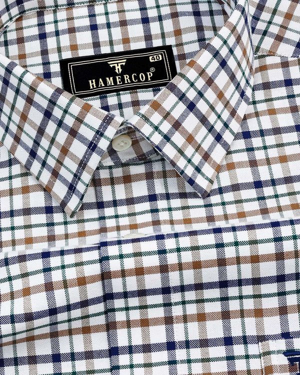 Tender Multicolored Check Oxford Cotton Shirt