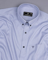 Lisbon Gray Houndstooth Dobby Cotton Shirt