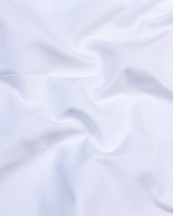 Flash White Oxford Solid Cotton Formal Shirt