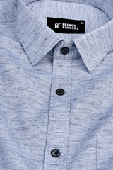 Coin grey amsler linen shirt