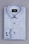 Coin grey amsler linen shirt