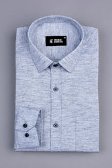 Coin grey amsler linen shirt