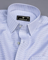 Core Gray With White Check Premium Giza Cotton Shirt