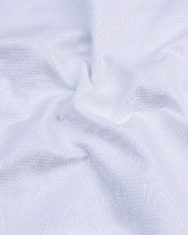Walter White  Dobby Texture Premium Cotton Shirt