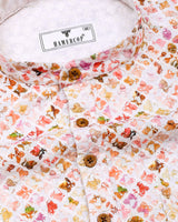 Blossom Multicolor Embroidery Art Cotton Shirt Style Kurta