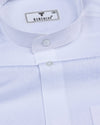 Milk White Jacquard Textured Premium Giza Shirt