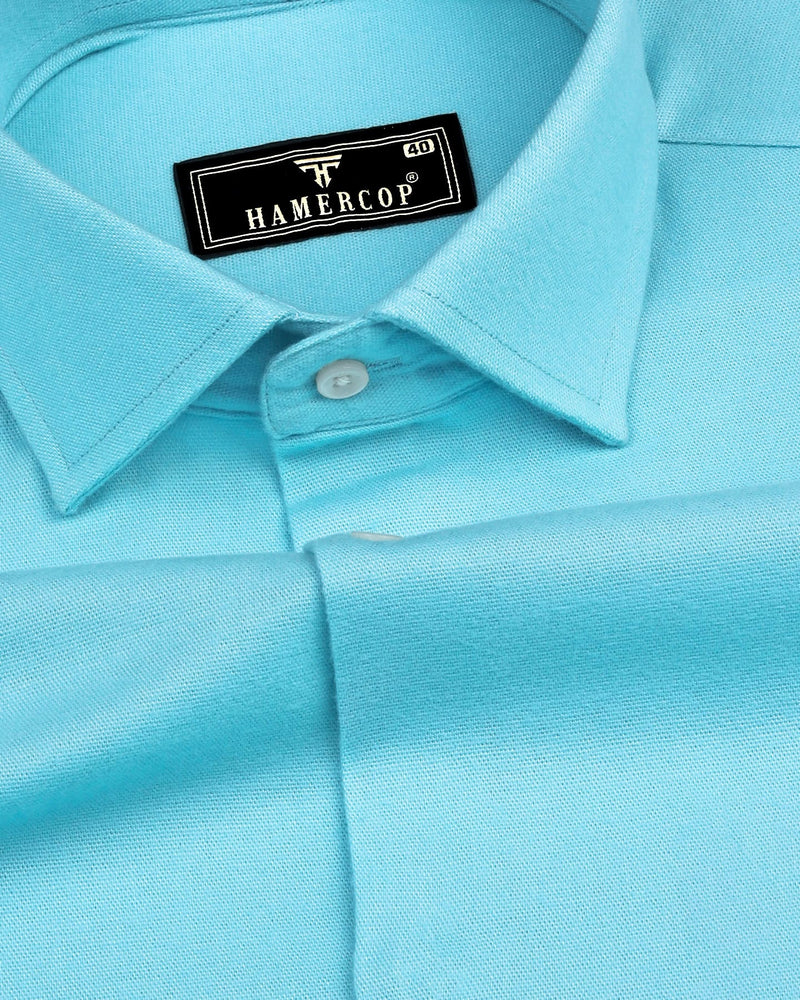 Aqua Blue Flannel Shirt Plaid Formal Cotton Hamercop Aqua Blue Flannel Shirt Plaid Formal Cotton Hamercop