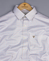 Acoma Cream Twill Check Premium Giza Cotton Shirt