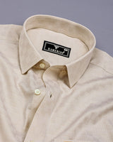 Lufkin Cream Dobby Check Premium Giza Shirt