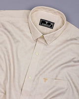 Lufkin Cream Dobby Check Premium Giza Shirt