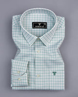 Ashton Green Check Premium Giza Cotton Shirt