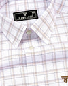 Bytom Cream With White Twill Check Premium Giza Shirt