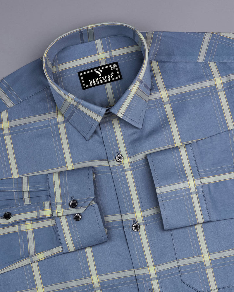 Dorian Gray Formal Check Premium Giza Shirt