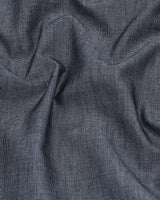 Dark Gray FilaFil Premium Cotton Solid Shirt