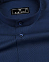 Brewer Blue Two Tone Dobby Cotton Shirt