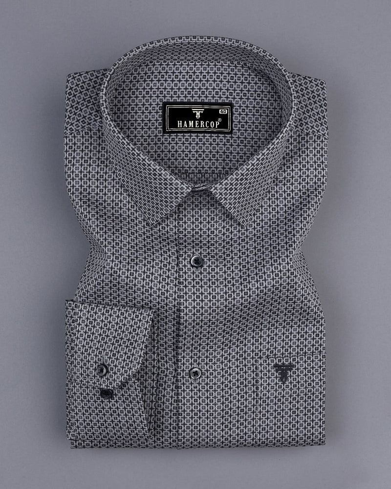 Edwin Gray Dobby Texture Premium Giza Shirt