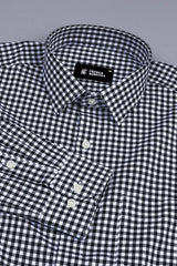 Classic Black with white twill check shirt