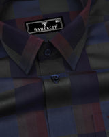 Mistral Rainbow Colored Sudoku Twill Check Giza Shirt