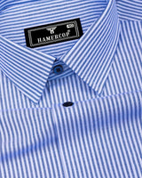 Belladon NavyBlue Bengal Stripe Oxford Cotton Formal Shirt