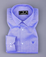 Bluewood Oxford Cotton Plain Formal Shirt