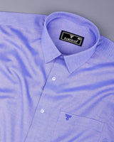 Bluewood Oxford Cotton Plain Formal Shirt