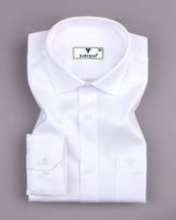 Prescot White Premium Cotton Giza Shirt