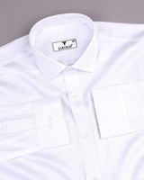 Prescot White Premium Cotton Giza Shirt