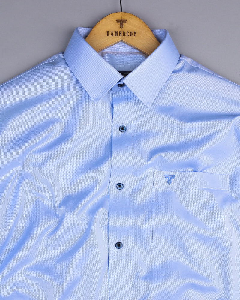 Prescot SkyBlue Premium Cotton Giza Shirt