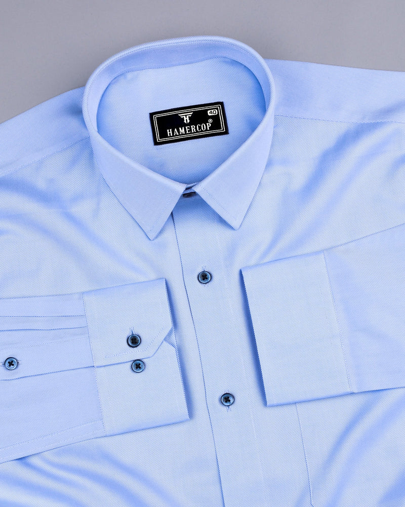 Prescot SkyBlue Premium Cotton Giza Shirt