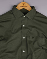 Planet Green Melange Cotton Formal Shirt