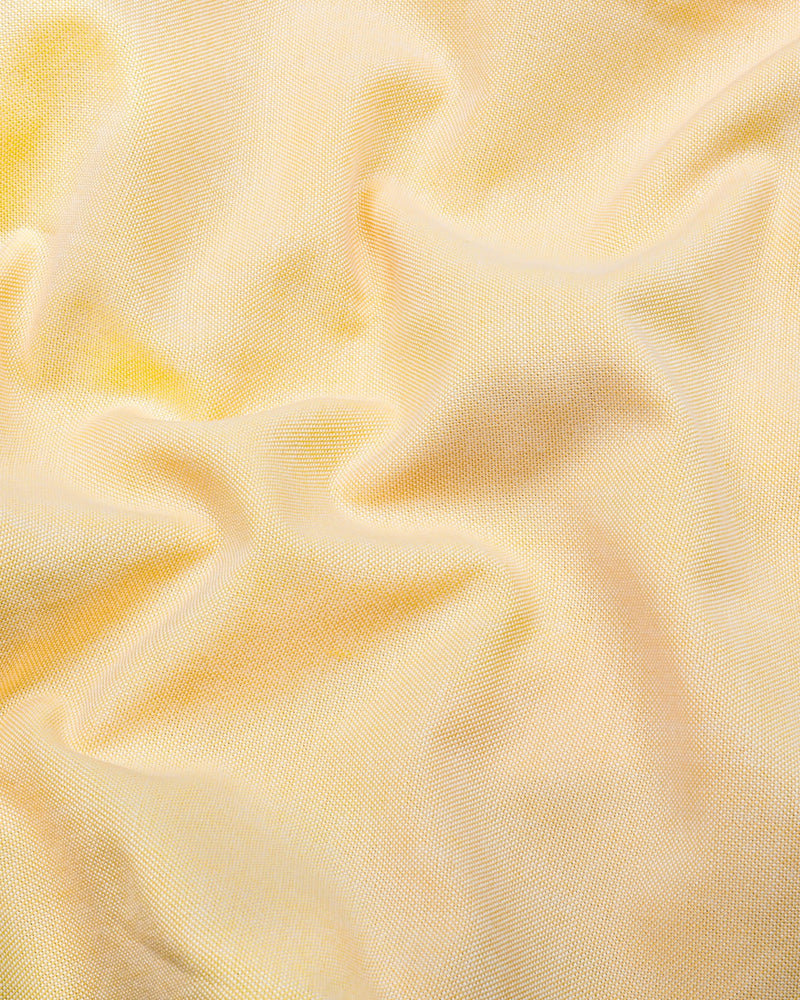 Navajo Yellow Oxford Cotton Plain Formal Shirt