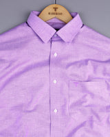 Glory Purple Oxford Cotton Plain Formal Shirt