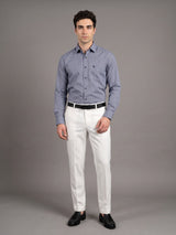 Opsin Black Houndstooth Check Amsler Cotton Shirt