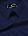 Cinchona Blue Solid Premium Giza Cotton Shirt