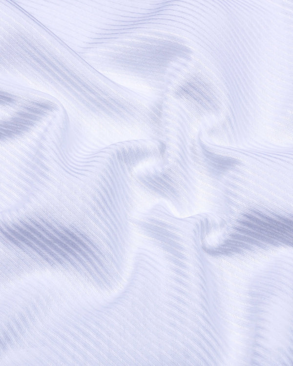 Cinchona White Solid Premium Giza Cotton Shirt