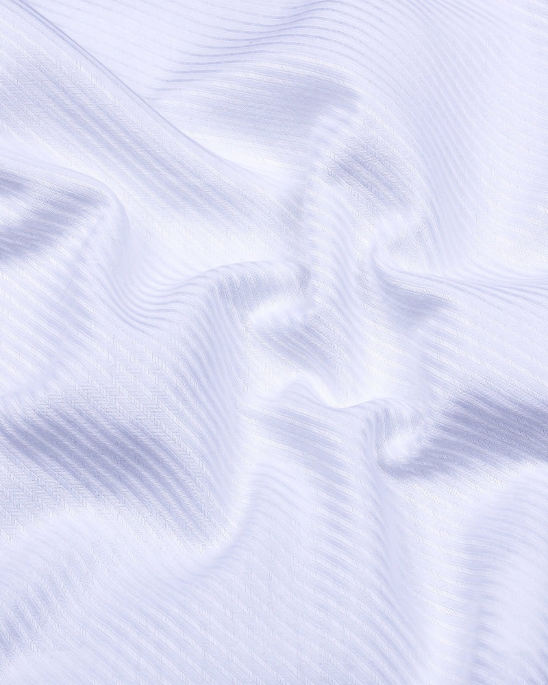 Cinchona White Solid Premium Giza Cotton Shirt