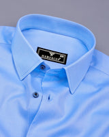 Cloudberry Blue Premium Cotton Giza Shirt