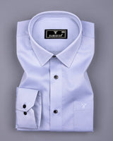 Cement Gray Soft Cotton Formal Solid Shirt