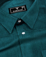 Rama Green Corduroy Premium Cotton Solid Shirt