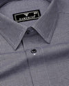 Tropsin Black Houndstooth Dobby Check Premium Giza Shirt