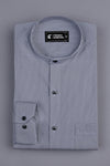 Black vector snake skin printed cotton shirt