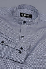 Black vector snake skin printed cotton shirt