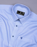 Lakers Blue With White Printed Premium Cotton Shirt