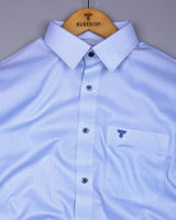 Lakers Blue With White Printed Premium Cotton Shirt