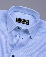 Lakers Blue With White Printed Premium Cotton Shirt