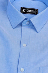 Noble Blue oxford cotton shirt