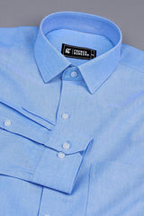 Noble Blue oxford cotton shirt