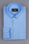 Noble Blue oxford cotton shirt